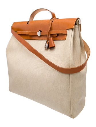 Hermès Toile & Vache Hunter Herbag 39