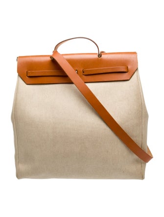 Hermès Toile & Vache Hunter Herbag 39