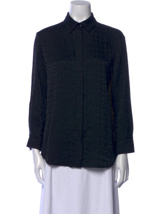 Hermès 2024 Silk Button-Up Top