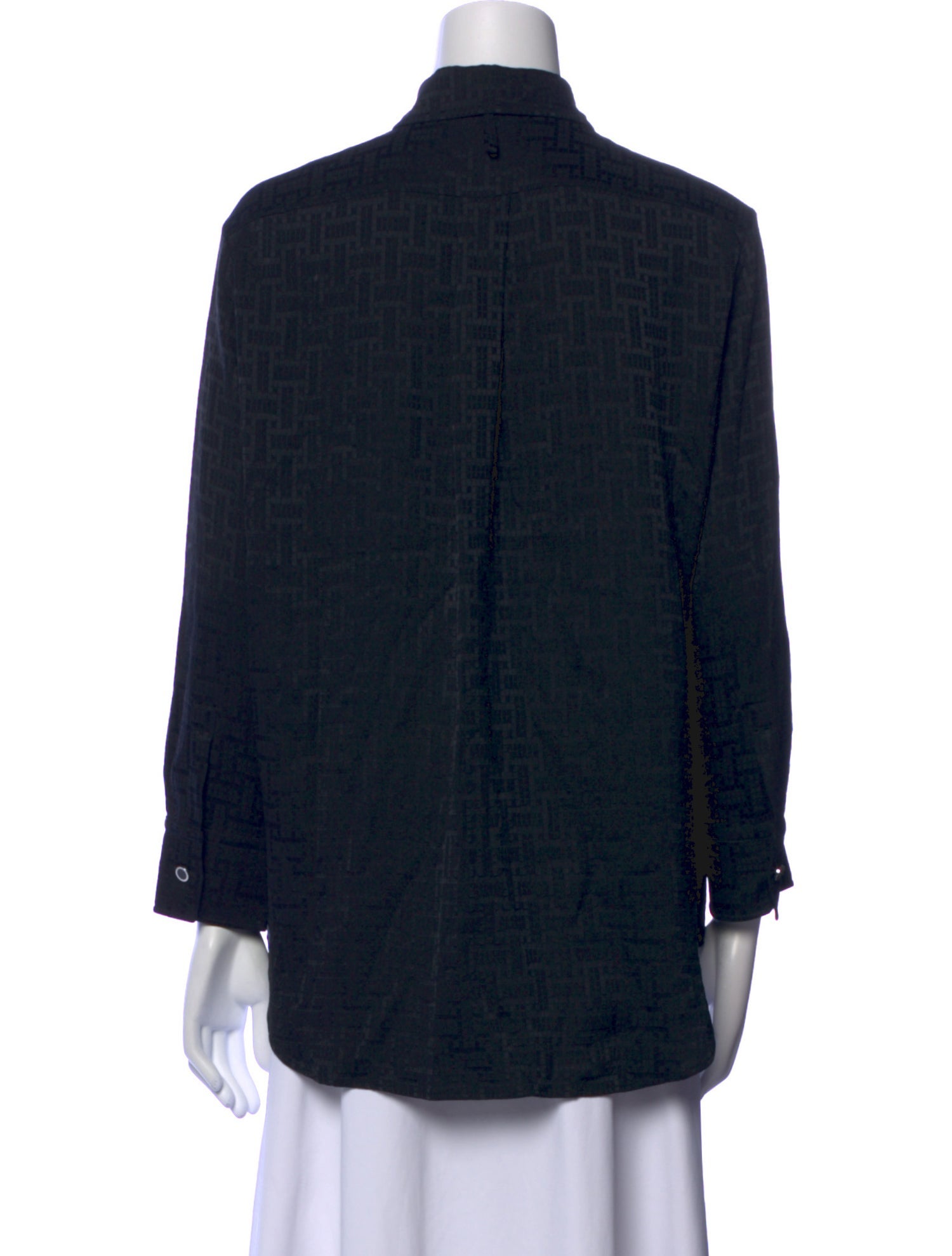 Hermès 2024 Silk Button-Up Top