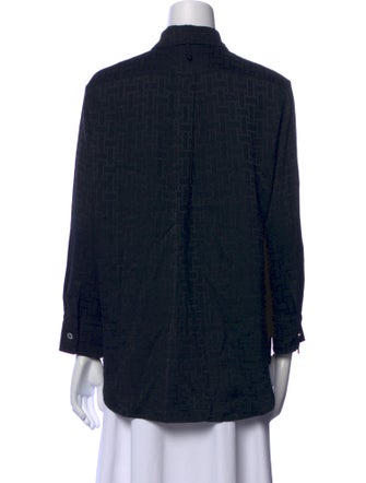 Hermès 2024 Silk Button-Up Top