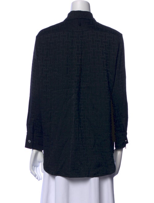 Hermès 2024 Silk Button-Up Top