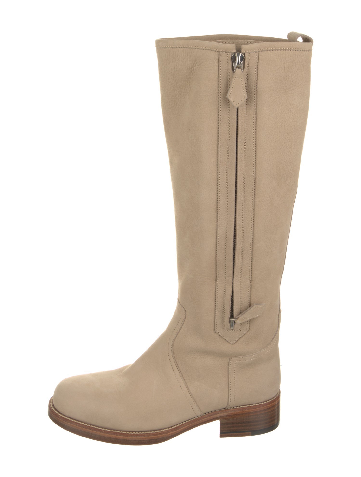 Hermès Vintage Suede Riding Boots