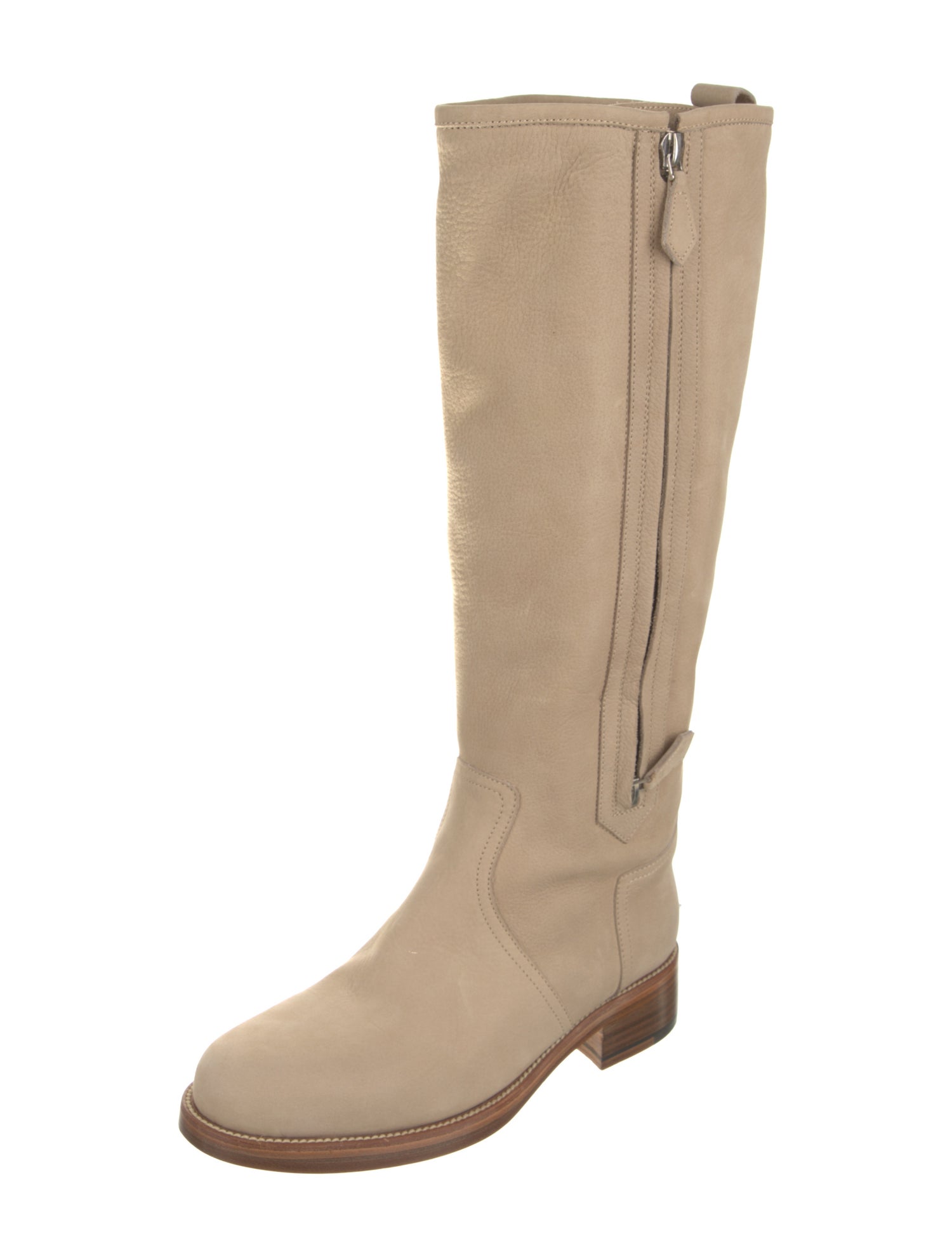 Hermès Vintage Suede Riding Boots