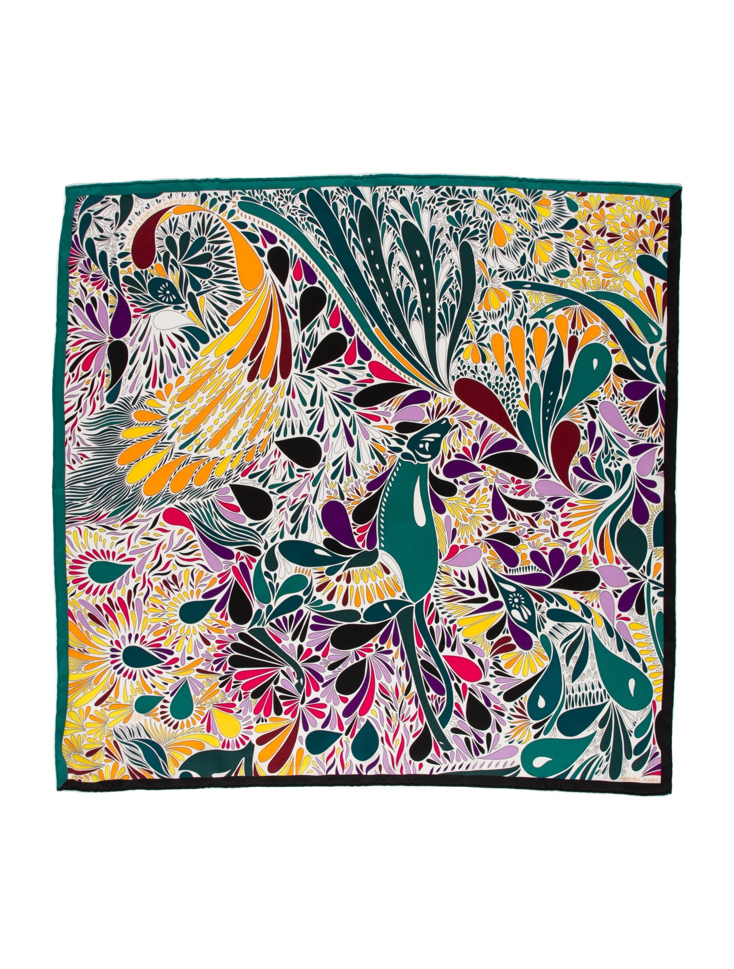 Hermès Millefleurs du Mexique Silk Scarf