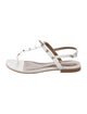 Hermès Olivia Leather T-Strap Sandals