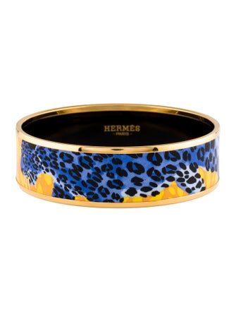 Hermès Wide Enamel Bangle