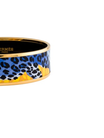 Hermès Wide Enamel Bangle