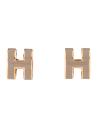 Hermès Mini Pop H Stud Earrings