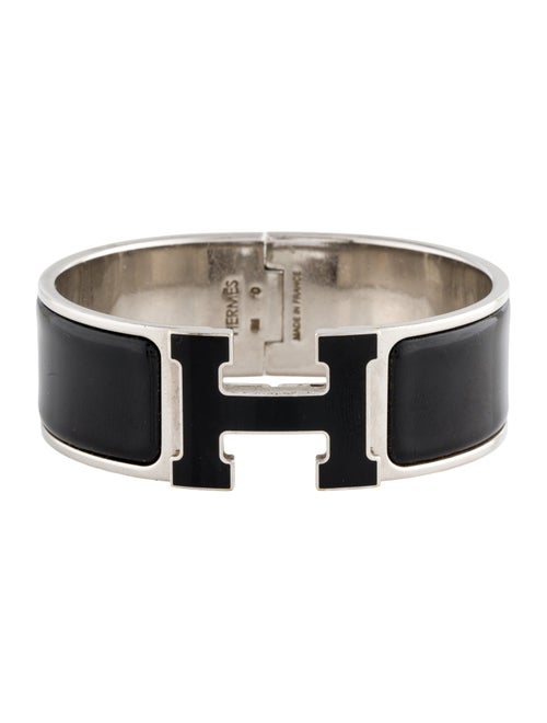 Hermès Clic Clac H Bracelet w/ Enamel Turnlock