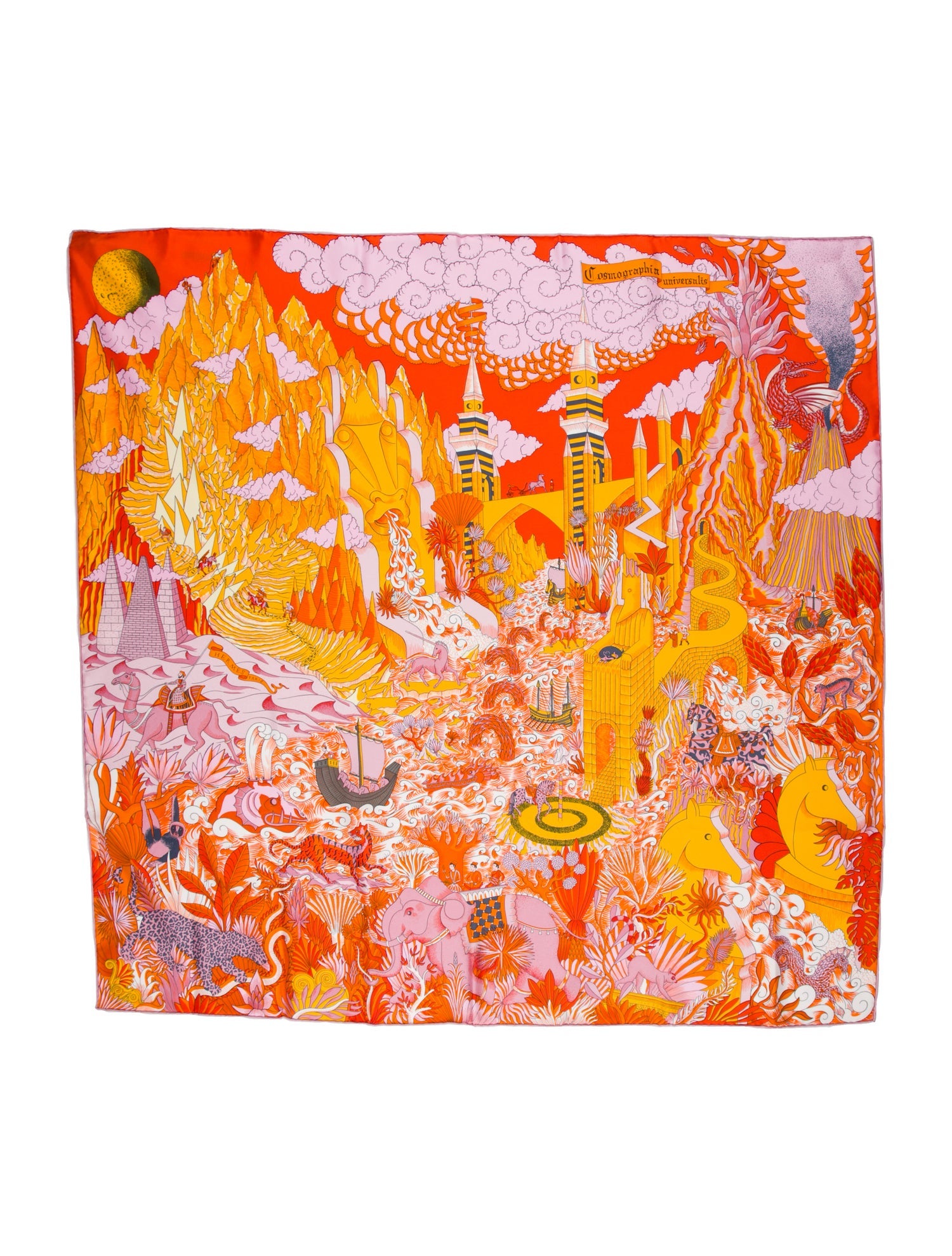 Hermès Cosmographia Universalis Silk Scarf