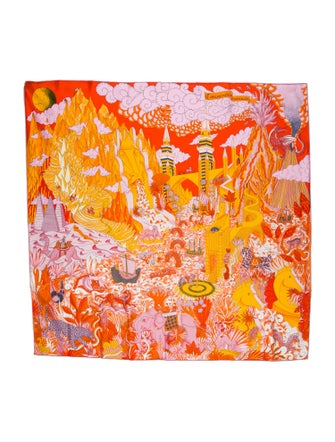 Hermès Cosmographia Universalis Silk Scarf