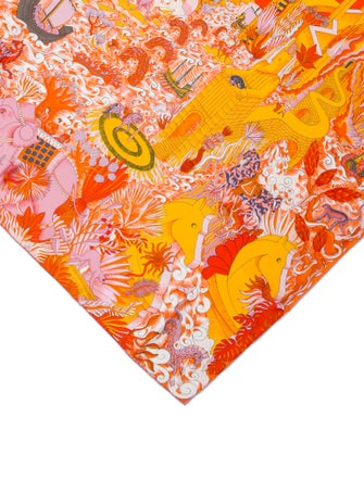 Hermès Cosmographia Universalis Silk Scarf