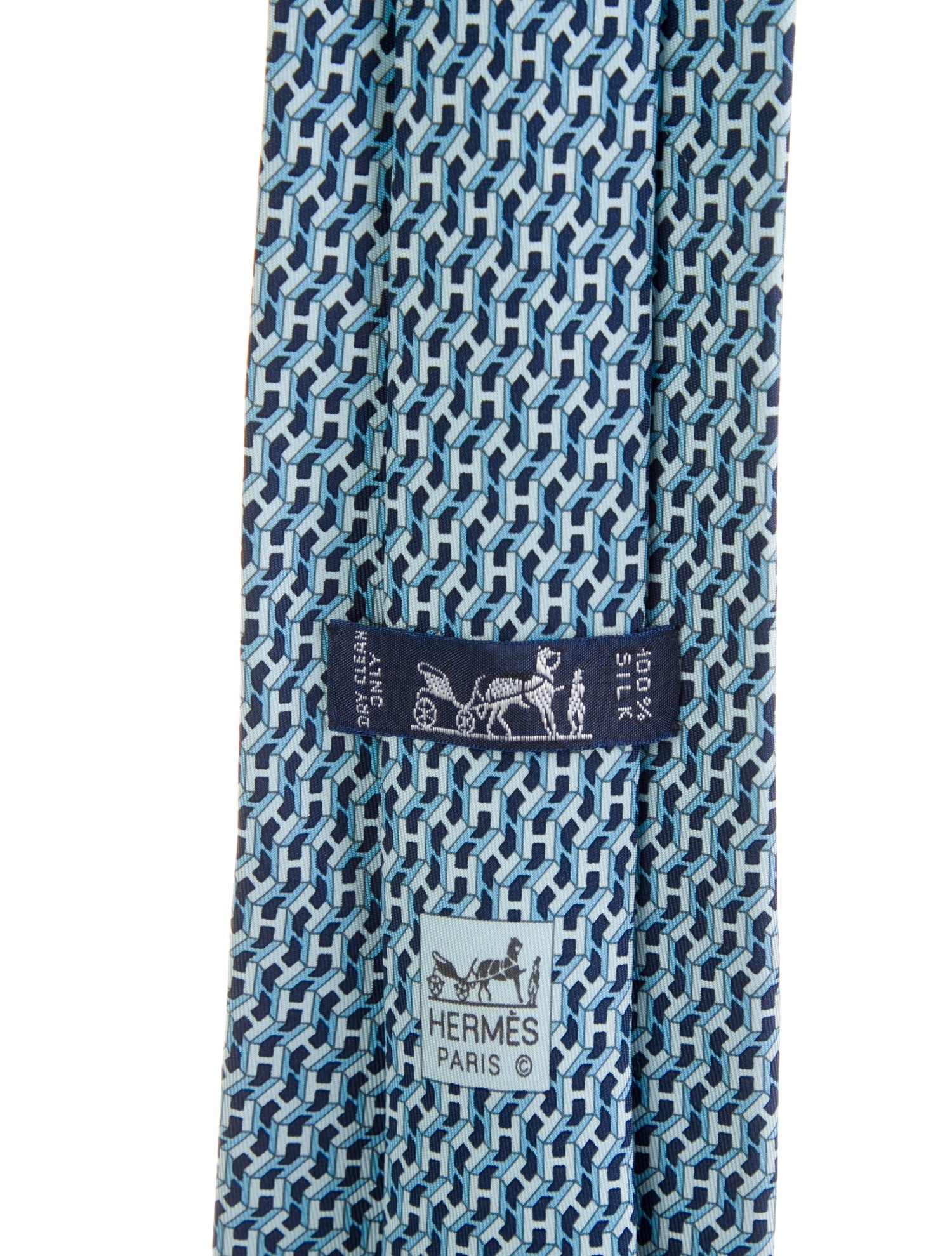 Hermès Silk Printed Tie