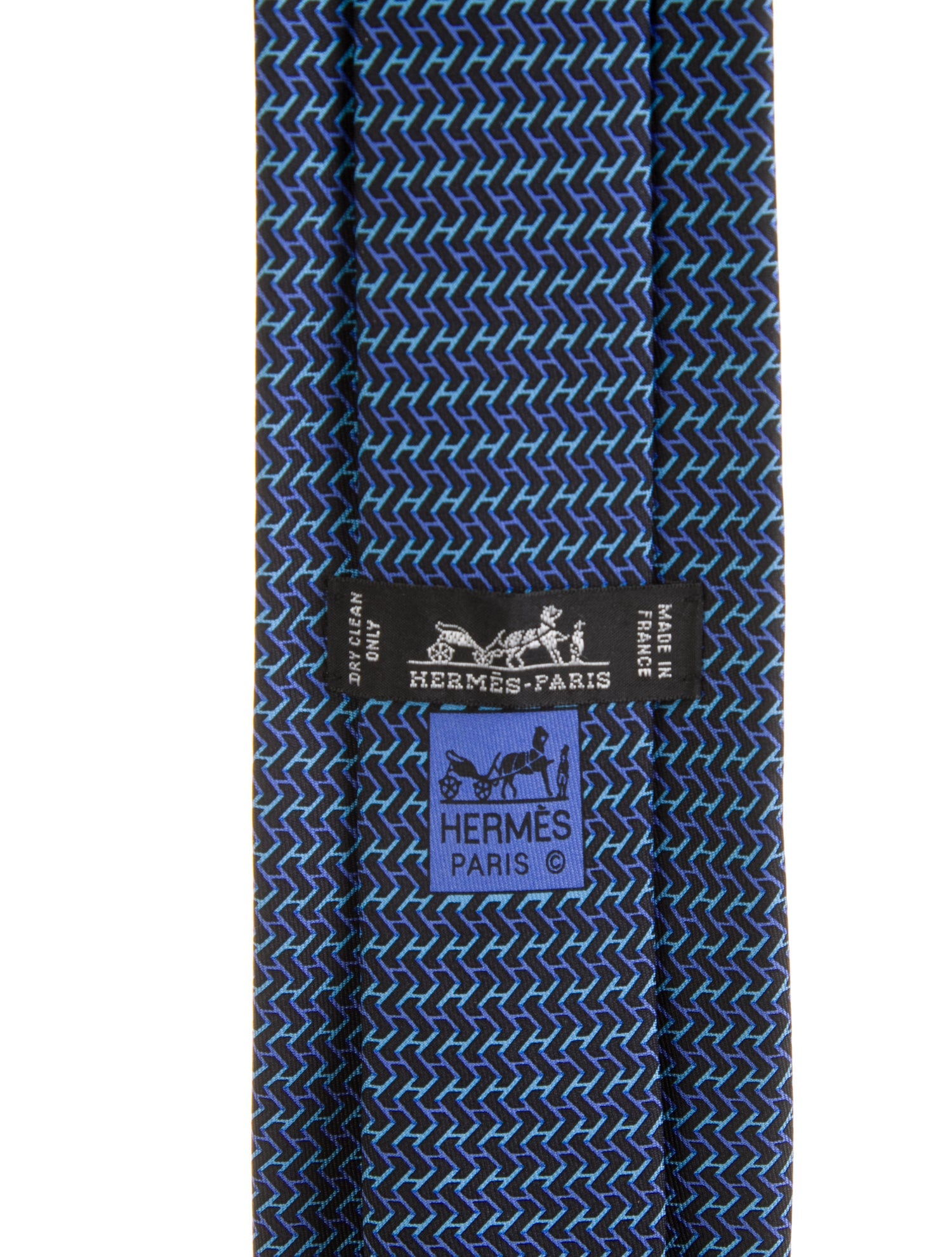 Hermès Silk Printed Tie