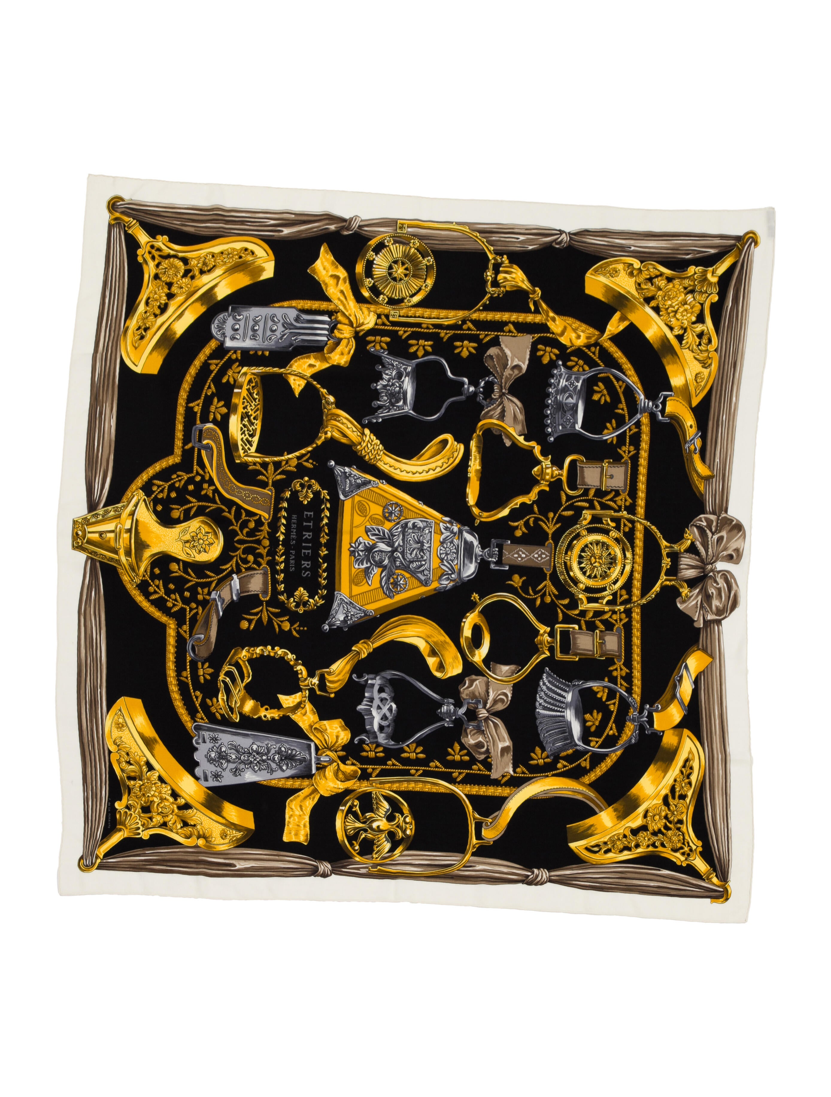 Hermès Etriers Cashmere Shawl