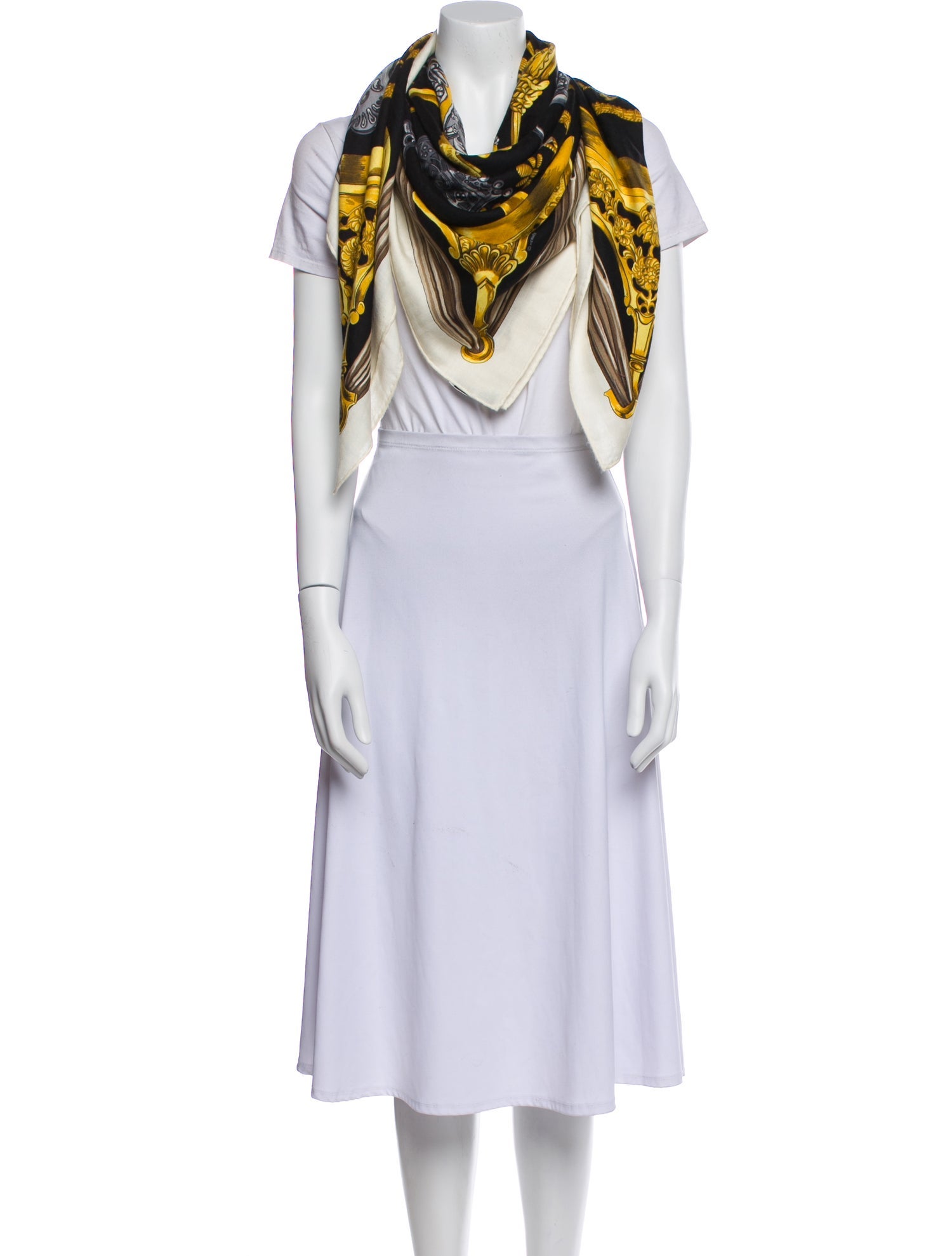 Hermès Etriers Cashmere Shawl