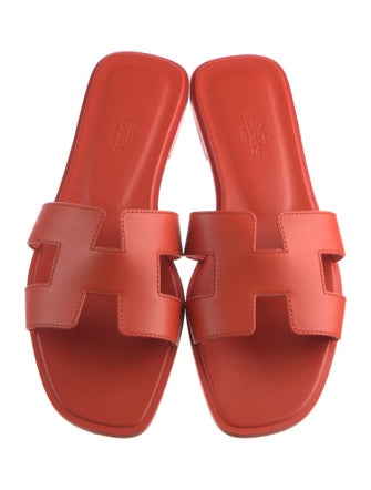 Hermès Oran H Logo Flats