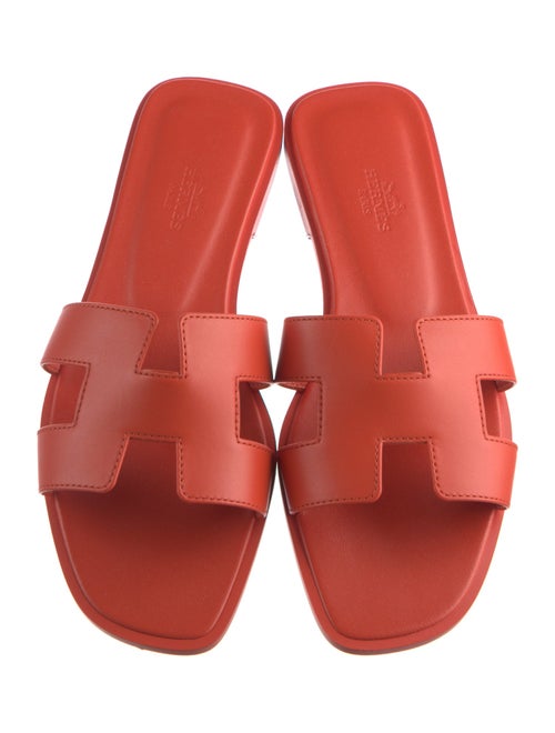 Hermès Oran H Logo Flats