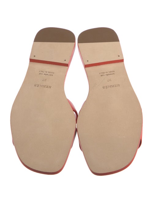 Hermès Oran H Logo Flats