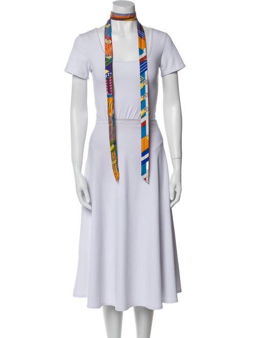 Hermès Double Sangle Twillons Silk Twilly Scarf