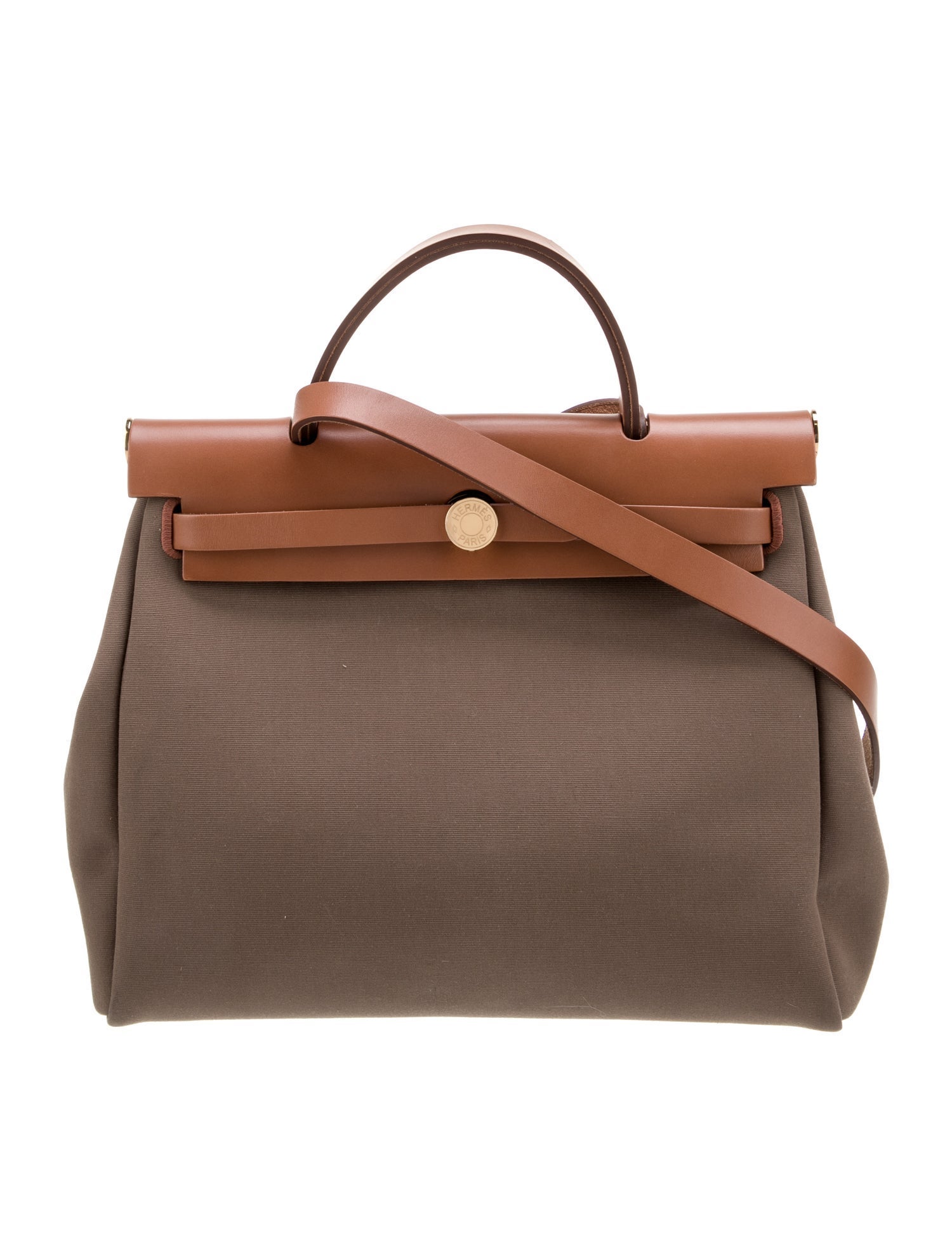 Hermès Toile Officier Herbag Zip 31