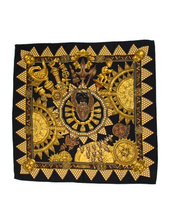 Hermès L'or Des Chefs Silk Scarf