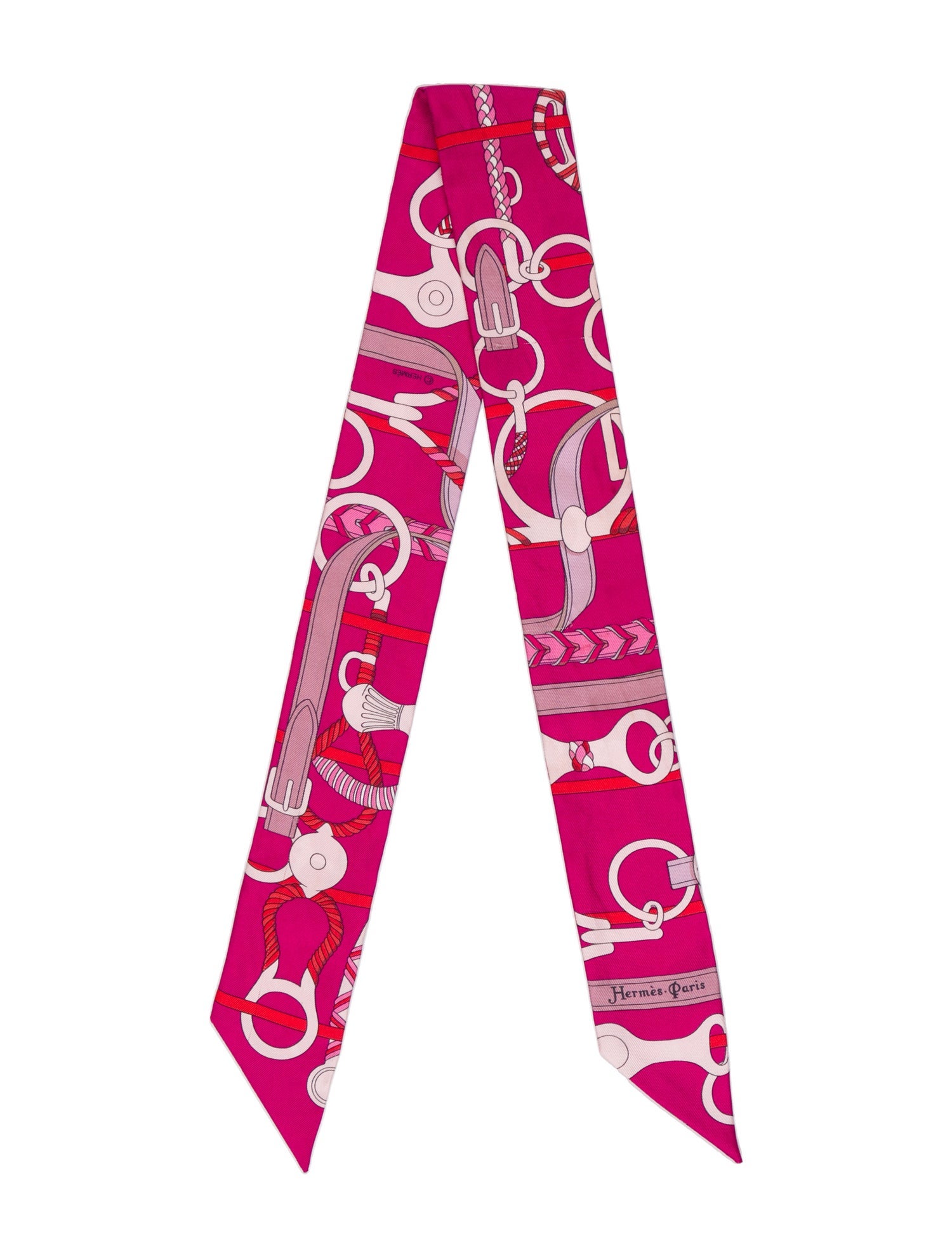 Hermès Panoplie Equestre Silk Twilly Scarf