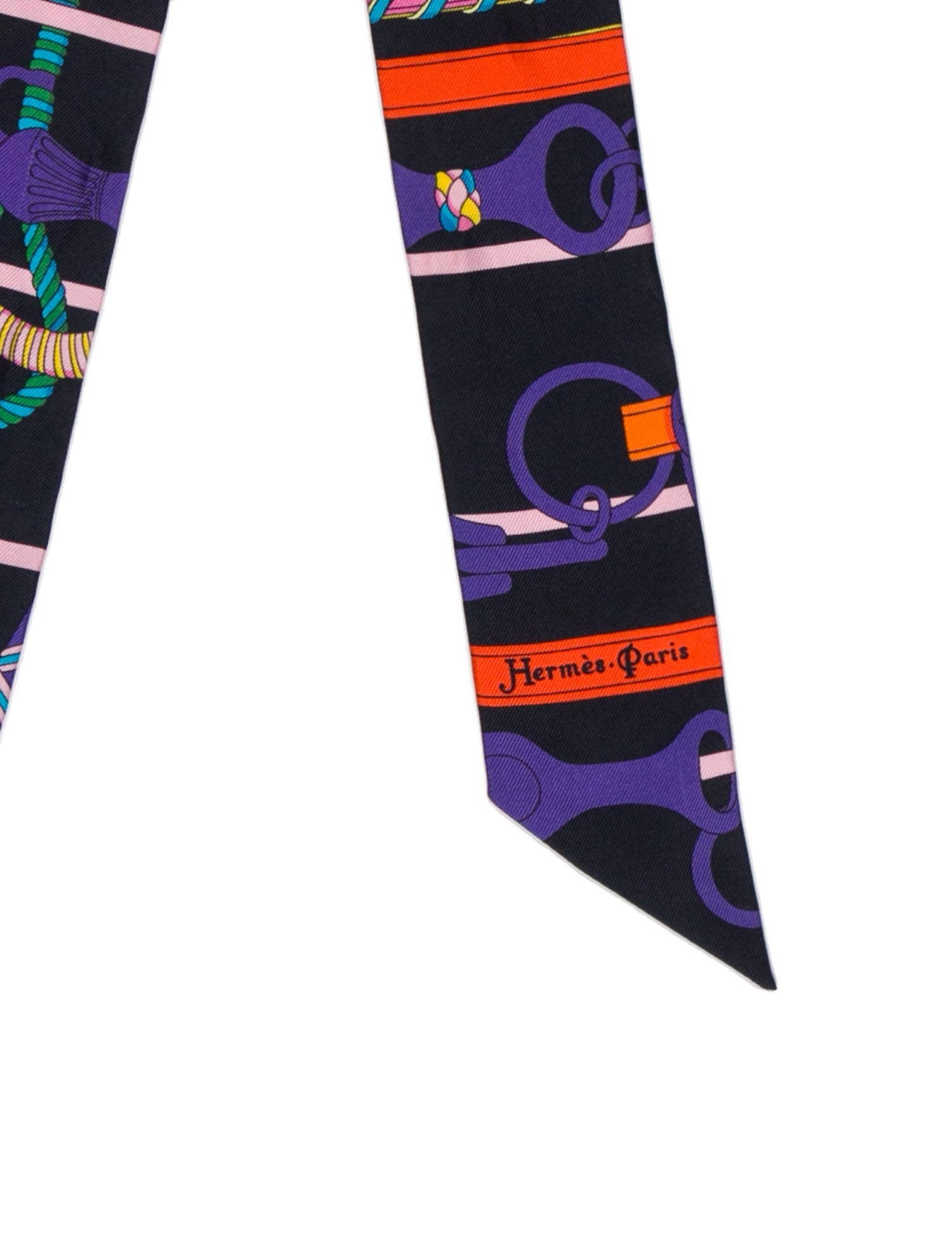 Hermès Panoplie Equestre Silk Twilly Scarf