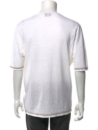 Hermès Linen Crew Neck T-Shirt