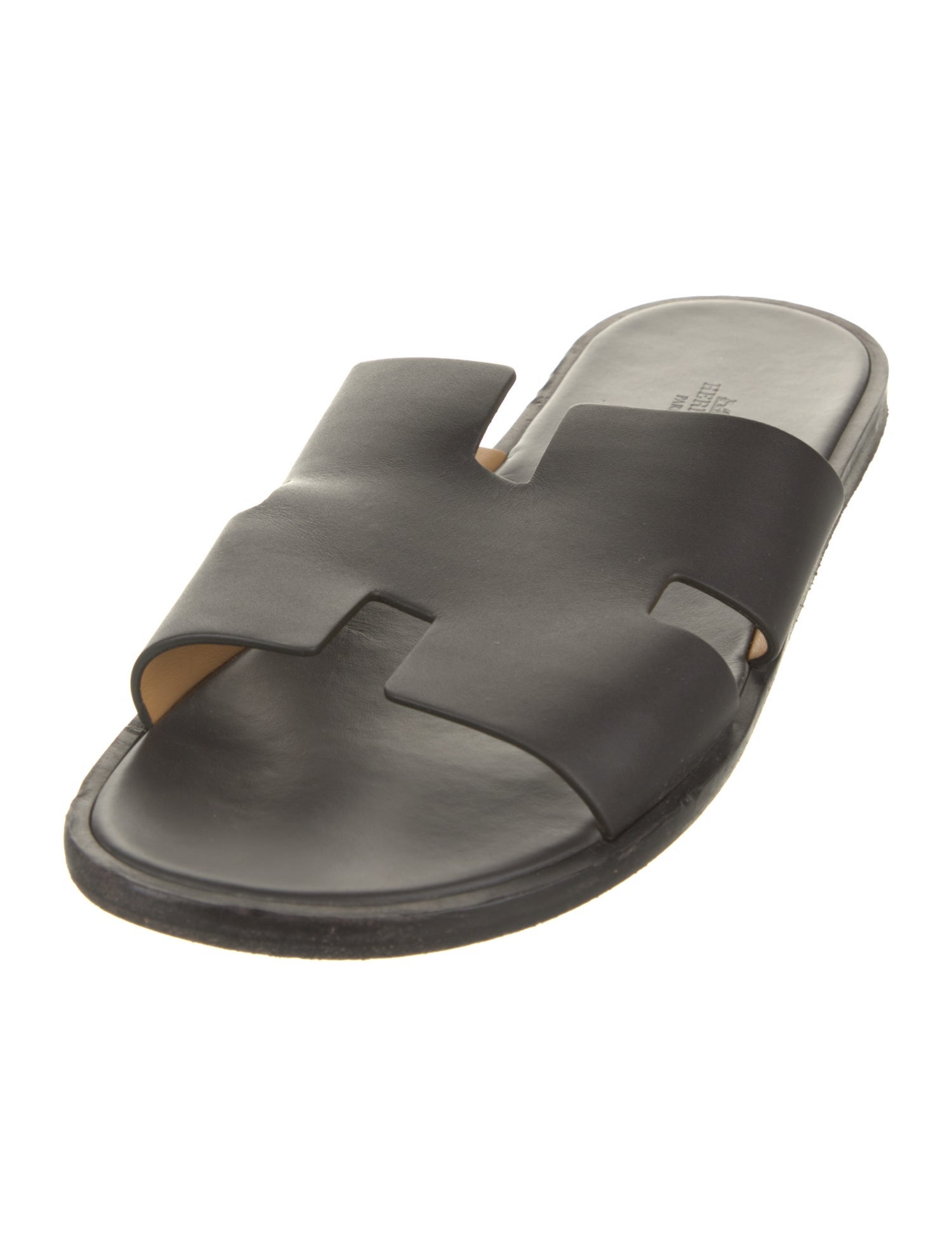 Hermès Izmir Leather Slides
