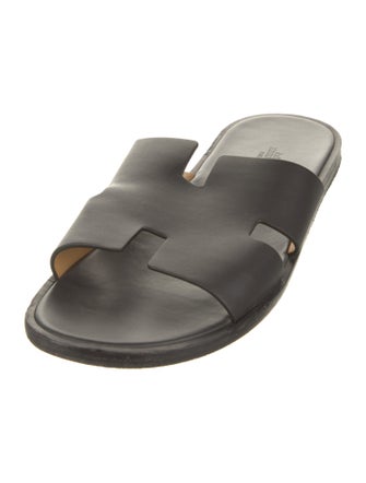 Hermès Izmir Leather Slides