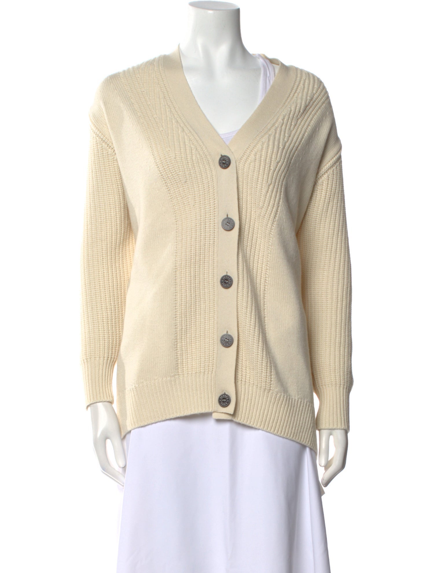 Hermès Cashmere V-Neck Sweater w/ Tags