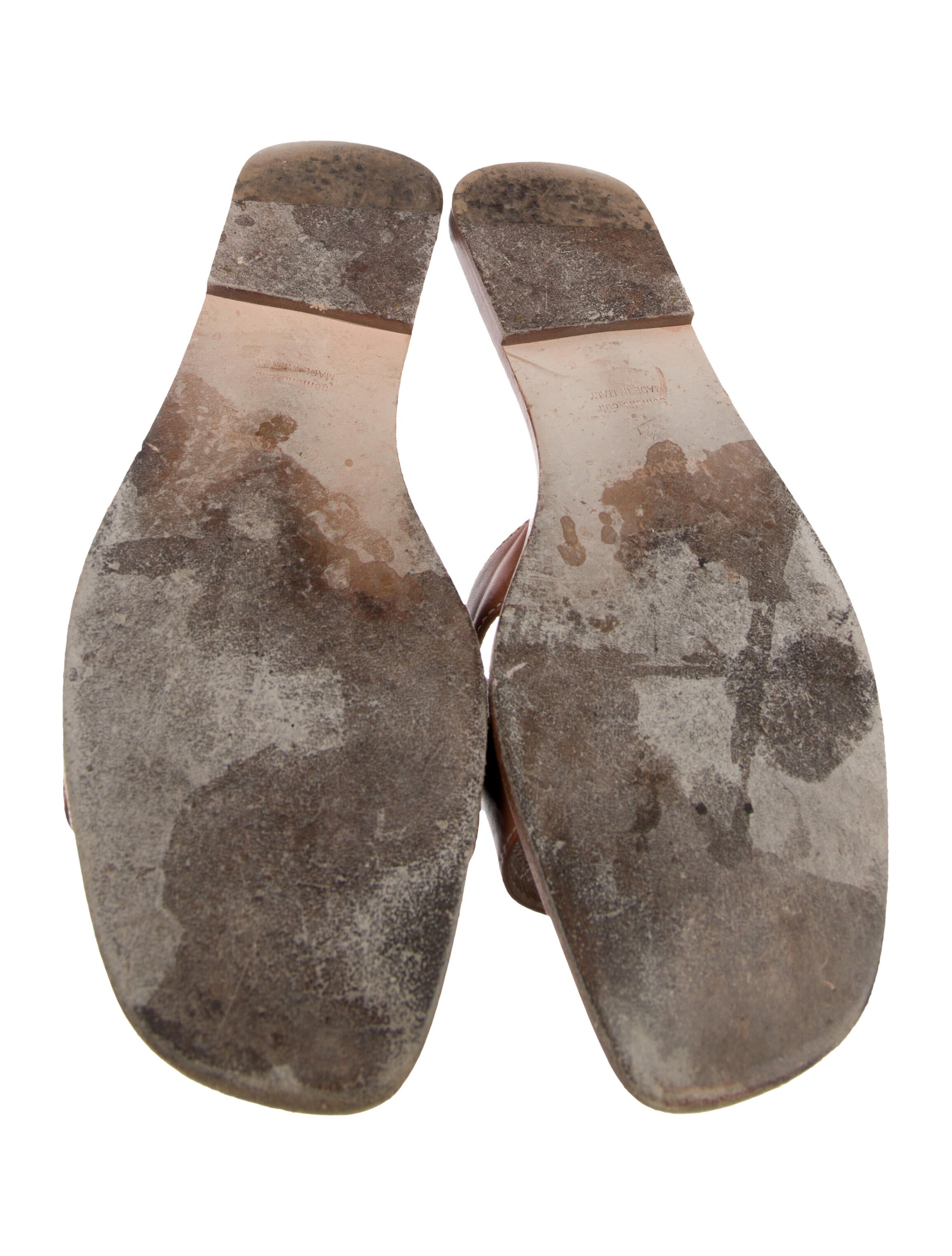 Hermès Oran Leather Slides