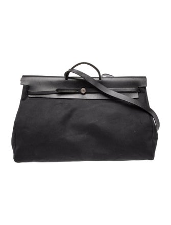 Hermès Toile Officier Herbag Zip Cabine 50