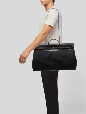 Hermès Toile Officier Herbag Zip Cabine 50