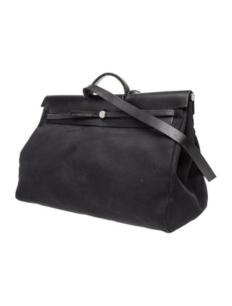 Hermès Toile Officier Herbag Zip Cabine 50