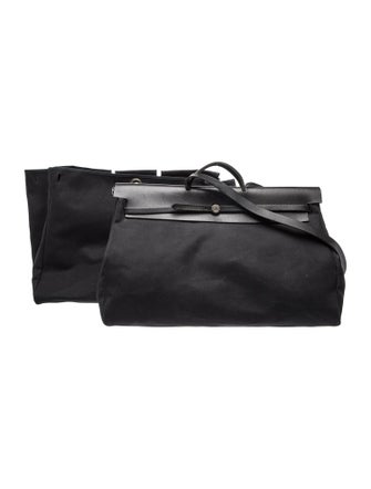 Hermès Toile Officier Herbag Zip Cabine 50