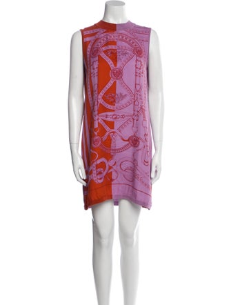 Hermès Silk Mini Dress
