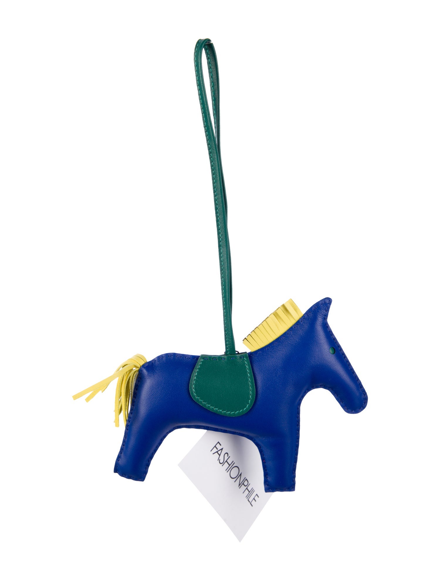 Hermès Milo Lambskin Grigri Rodeo Horse Bag Charm GM