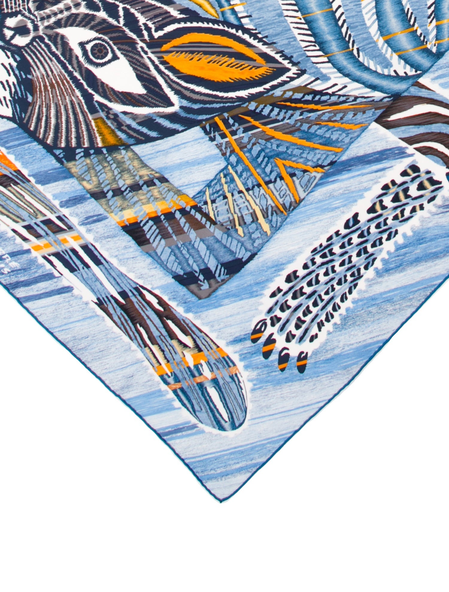 Hermès Le Chat Carre Silk Scarf