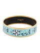 Hermès Wide Enamel Bangle Bracelet