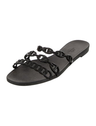 Hermès Rivage Chaîne d'Ancre Insignia Slides