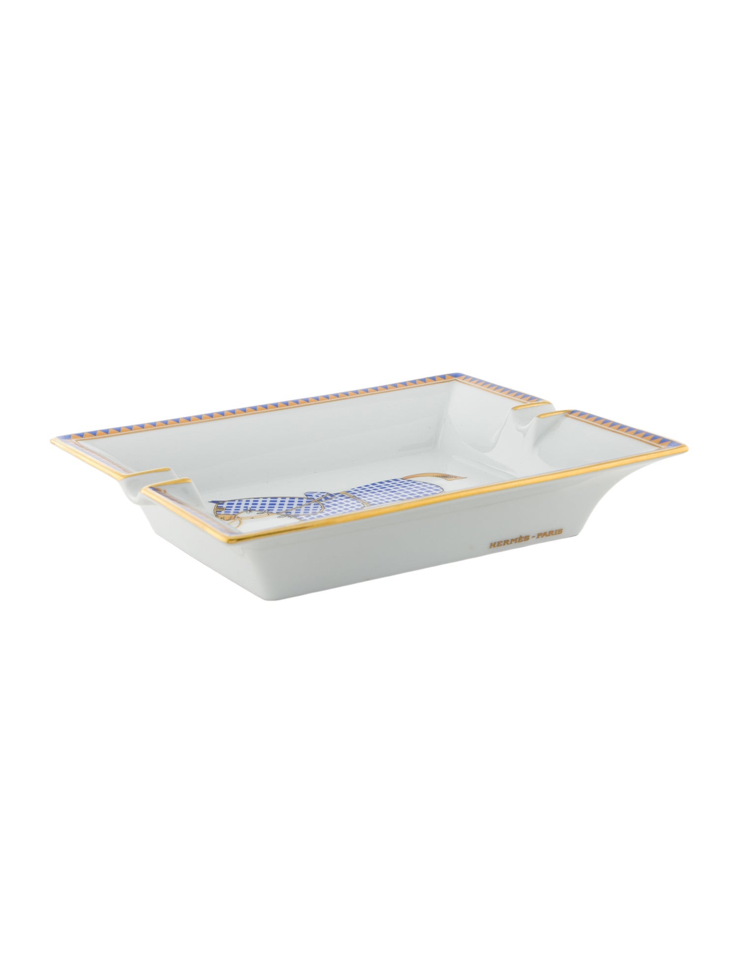 Hermès Chevaux à la Couverture Ashtray