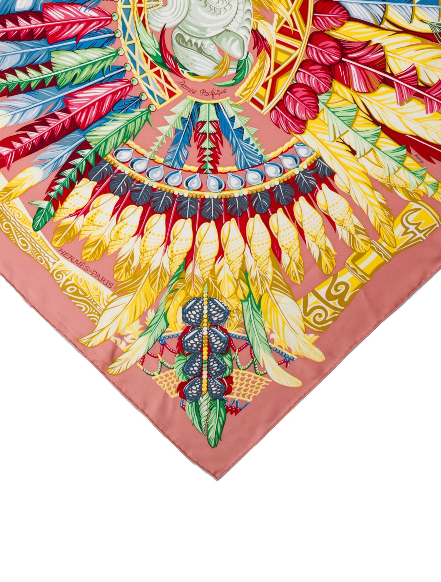 Hermès Danse Pacifique Silk Scarf
