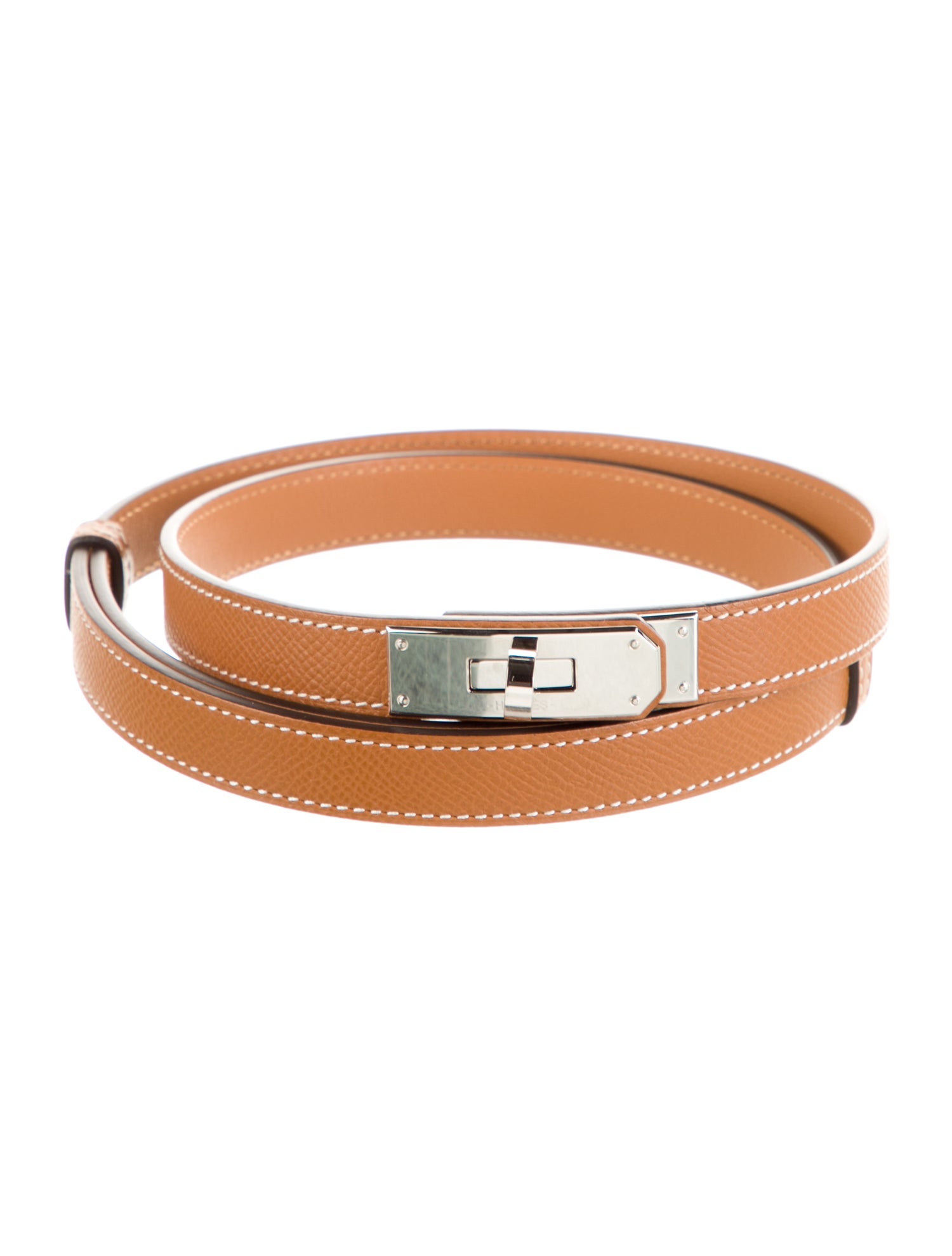 Hermès 18 mm Epsom Leather Kelly Belt