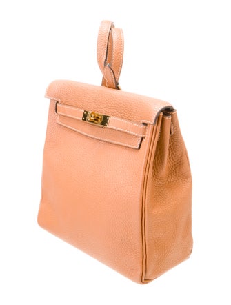 Hermès 2018 Togo Kelly Ado II Backpack