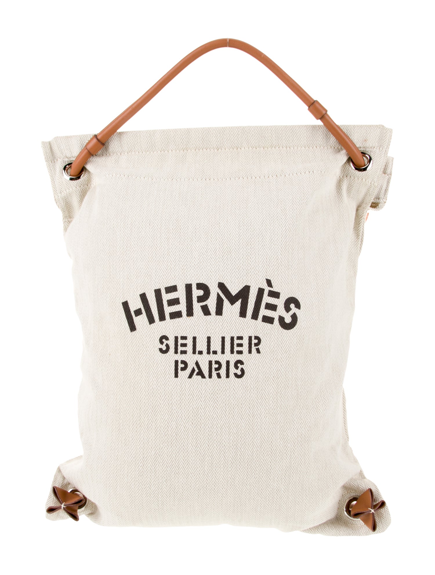 Hermès Toile Chevron Maline Bag