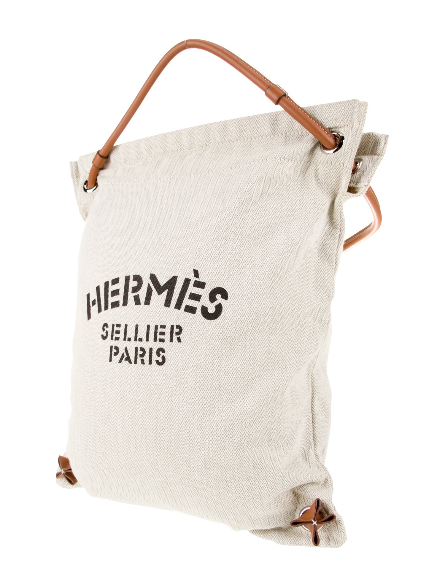 Hermès Toile Chevron Maline Bag