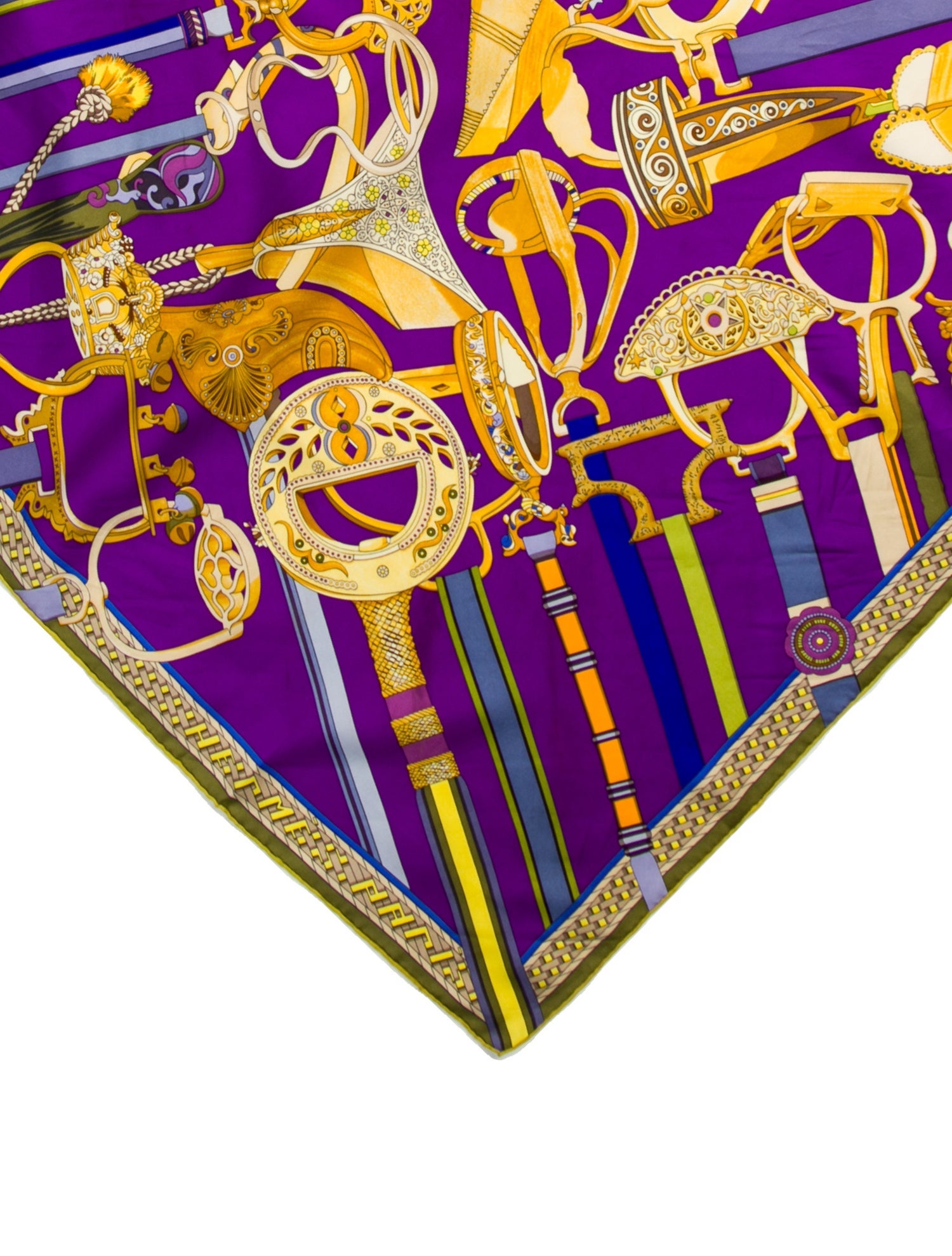 Hermès Concours D'Etriers Silk Scarf
